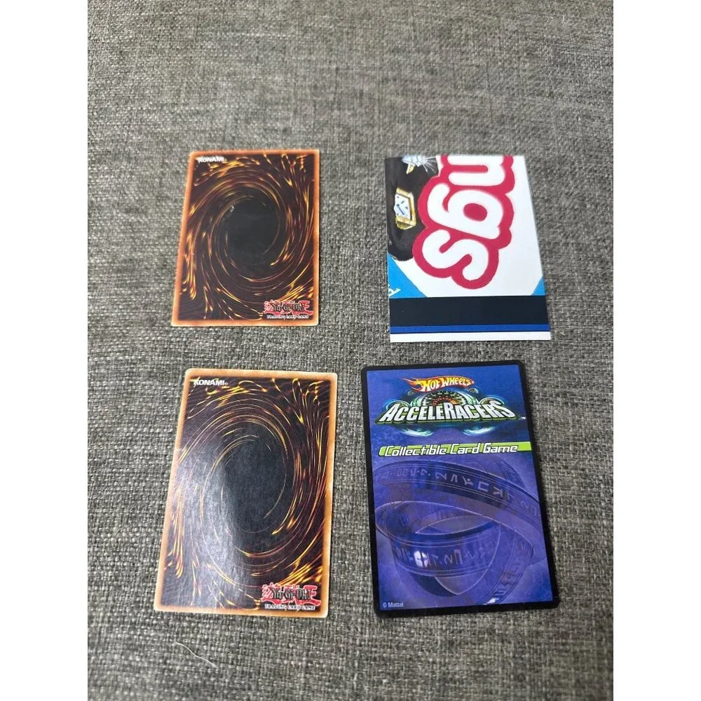 Mixed Trading Card Lot Featuring Yu-Gi-Oh Hot Wheels Vintage Sticker
